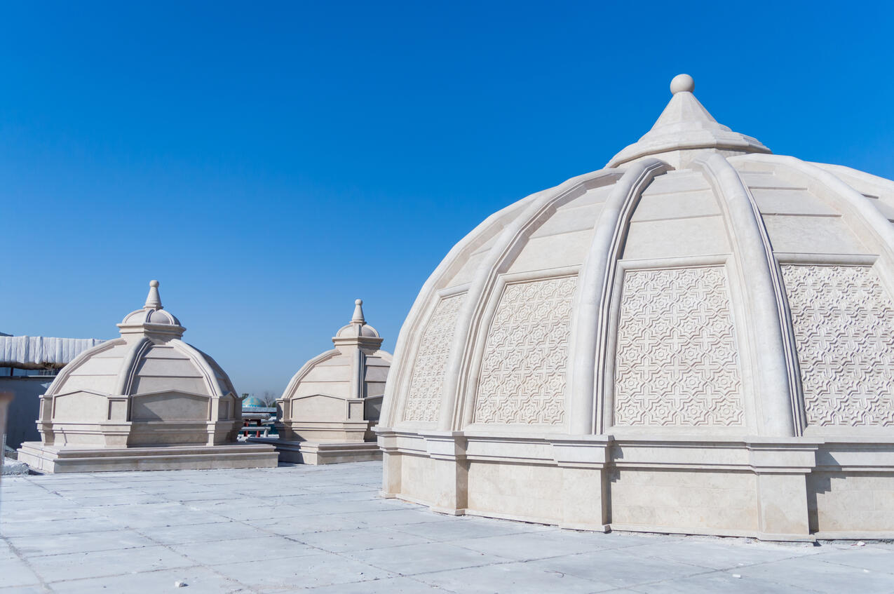 Green Area Domes | 8 Limestone Domes